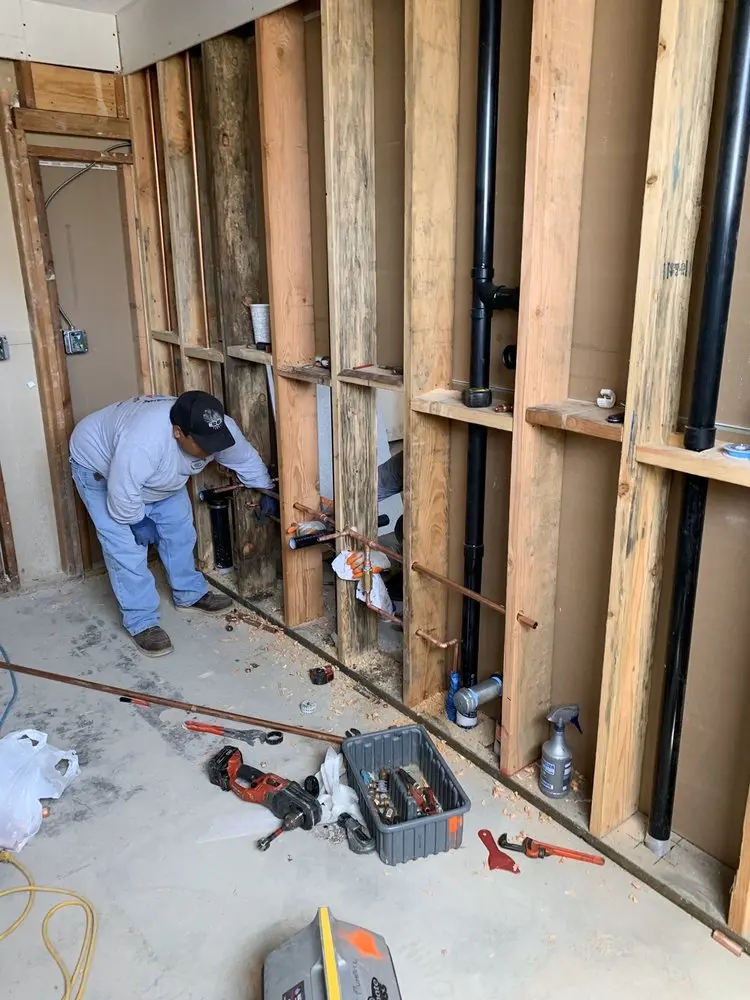 Commercial rough-in plumbing for Gas Line Repair in Capleville